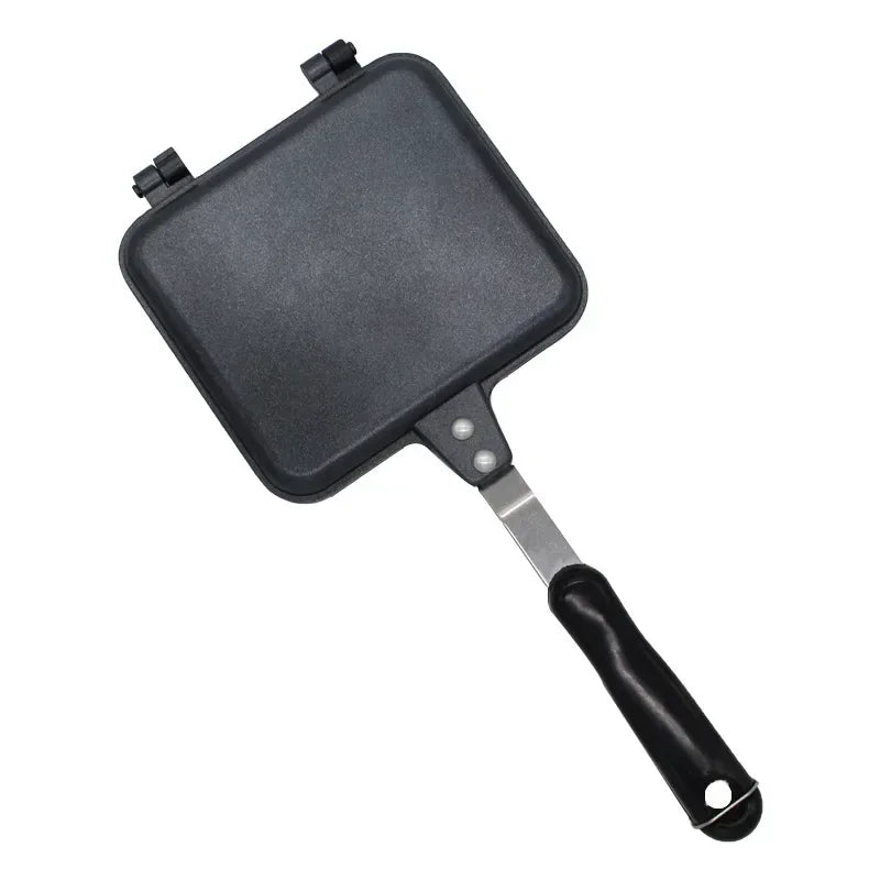 Non-Stick Aluminum Sandwich Pan – Detachable Double-Sided Grill for Breakfast