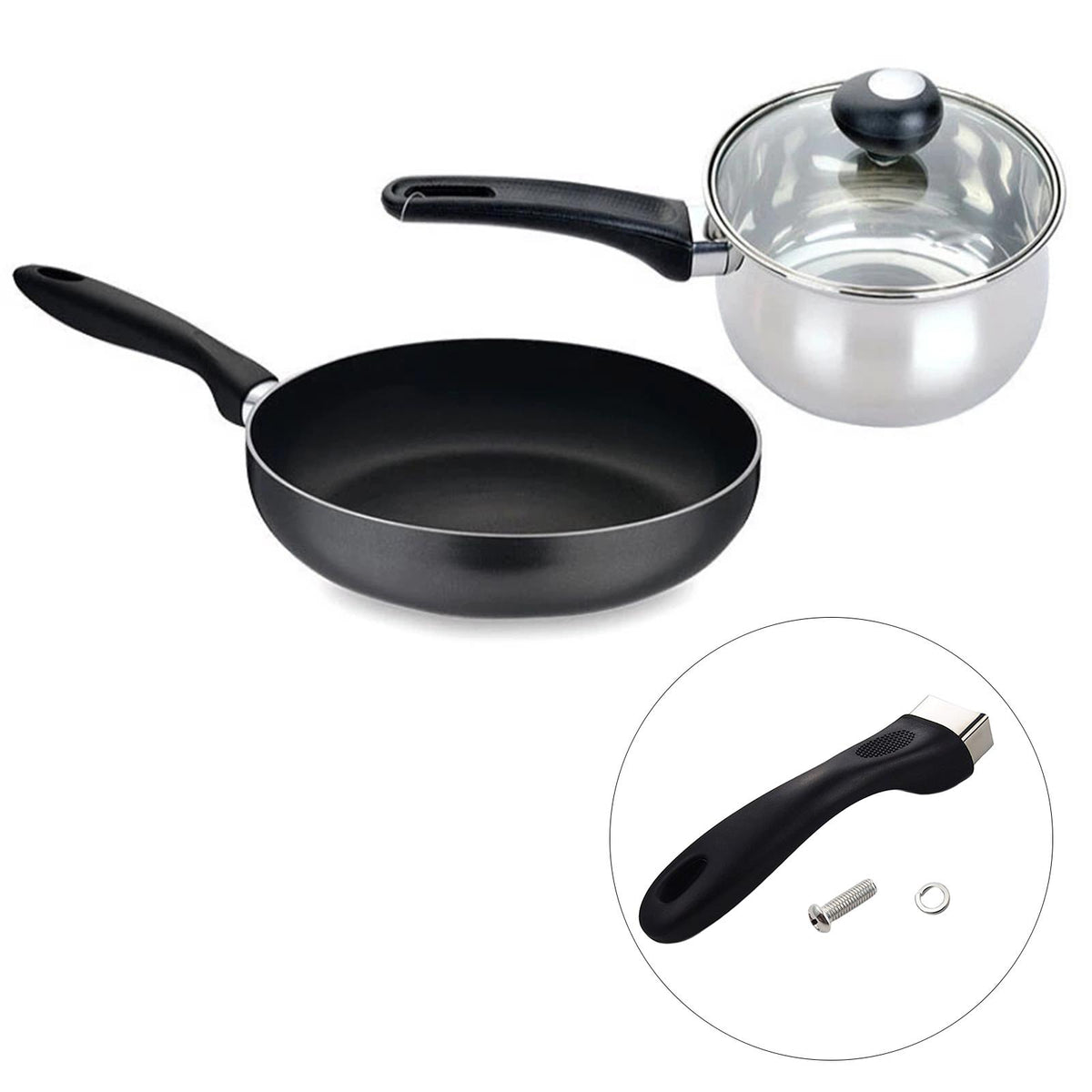 Bakelite Pot Handle – Long Replacement Grip for Kitchen Cookware