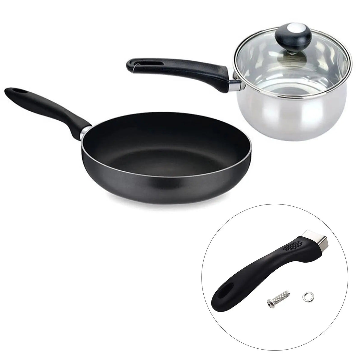 Bakelite Pot Handle – Long Replacement Grip for Kitchen Cookware