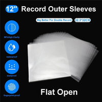 Self-Adhesive Vinyl Record Sleeves – Protective OPP Covers for LP Albums