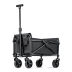 Collapsible Utility Cart – Heavy Duty Foldable Wagon for Camping and Beach