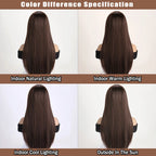 Long Straight Synthetic Wig – 26-Inch Colored Hair for Cosplay Halloween
