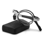 Folding Metal Reading Glasses – Anti-Blue Light Eyewear for Men and Women