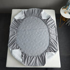 Quilted Waterproof Mattress Protector – Fitted Sheet for Bedding Protection