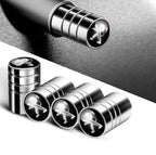 Metal Car Tire Valve Caps – Logo Emblem Decoration for Peugeot Vehicles