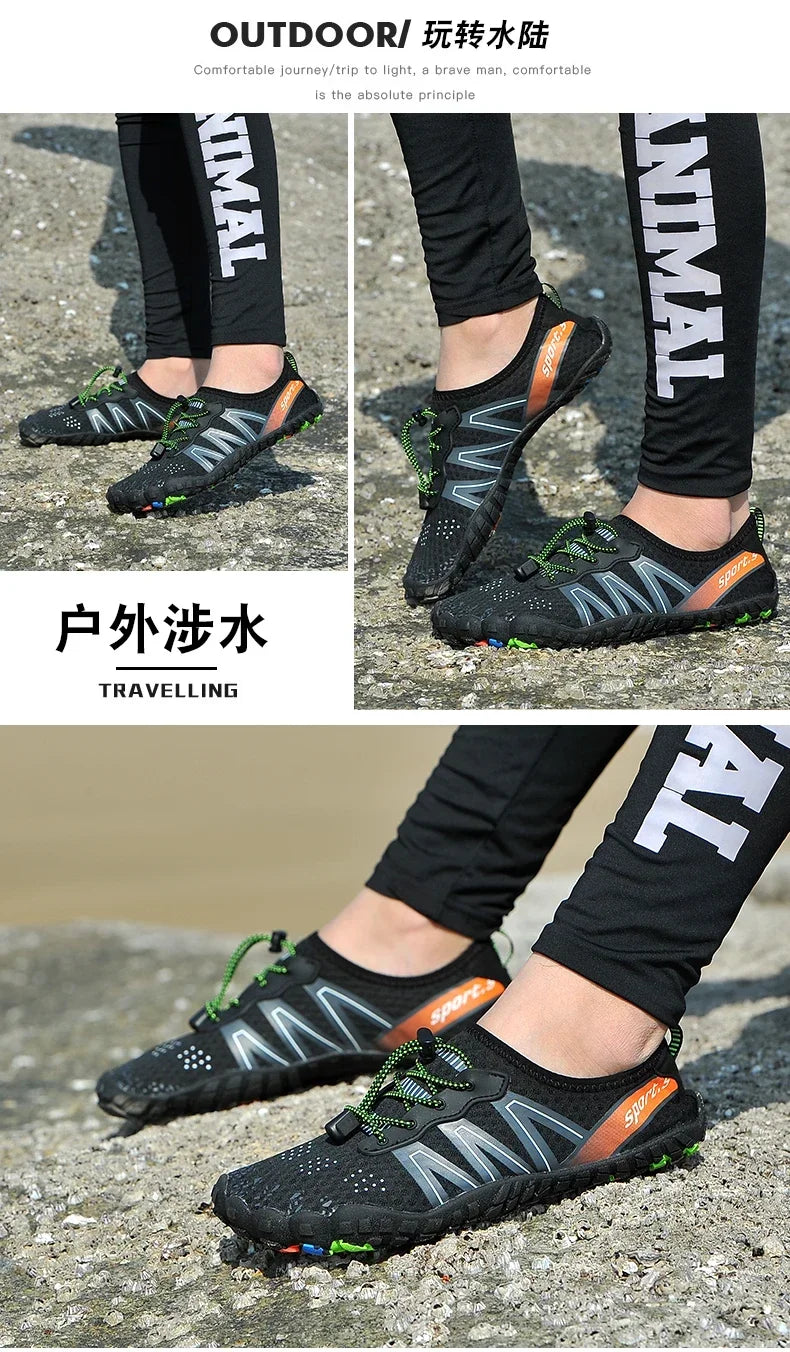 Quick-Dry Aqua Shoes – Barefoot Water Sneakers for Swimming and Beach
