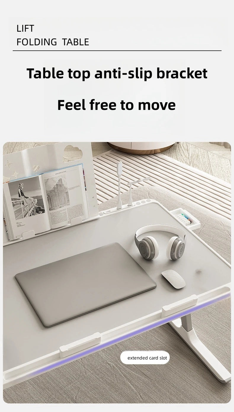 Adjustable Laptop Bed Tray – Portable Folding Desk for Home Office