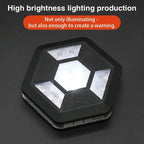 Magnetic Rotating LED Warning Light – Rechargeable Signal for Road Safety