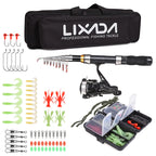 Telescopic Fishing Rod Combo – Carbon Fiber Kit with Spinning Reel and Bag