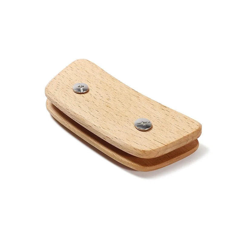 Wooden BBQ Pan Handle – Heat Resistant Anti-Scald Grip for Outdoor Cooking