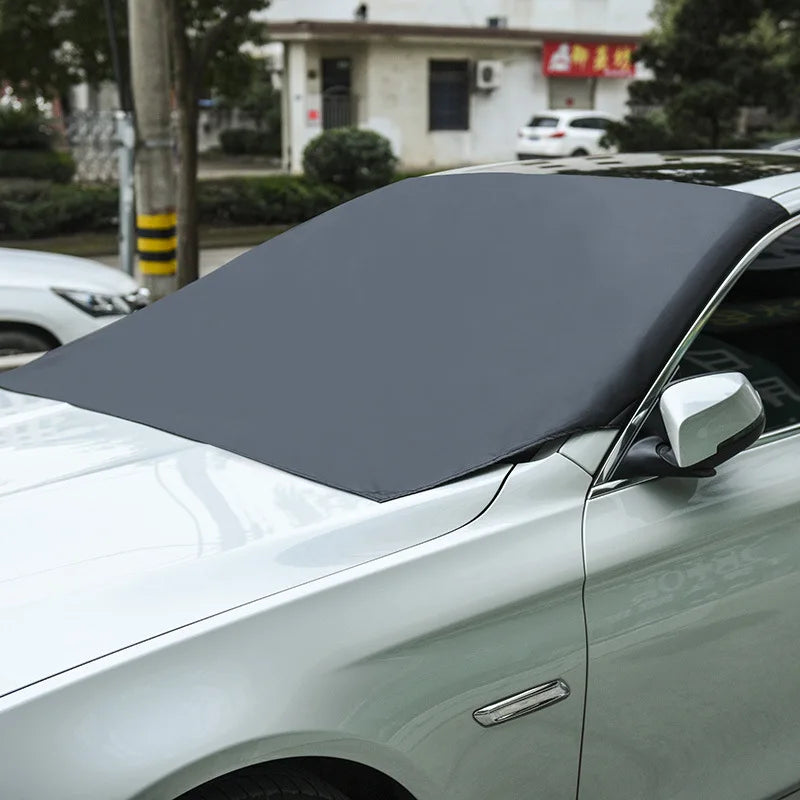 Magnetic Windshield Snow Cover – 210x120cm Waterproof Shade for Winter Car Care