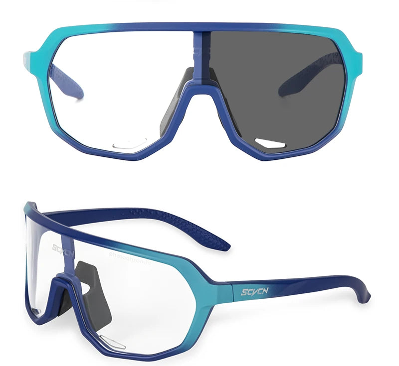 Photochromic Cycling Sunglasses – UV400 Protective Eyewear for MTB Sports