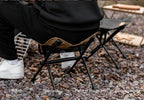 Ultralight Folding Camping Chair – Portable Aluminum Moon Chair for Outdoor Hiking