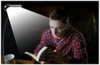 Mini LED Book Clip Light – Battery Powered Eye Protection for Night Reading
