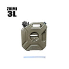 5L Plastic Fuel Canister – Lockable Backup Tank for Motorcycle SUV Storage