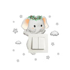 Animal Wall Decals – Self-Adhesive Nursery Stickers for Kids Bedroom Decor