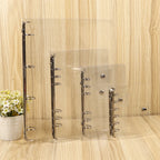 Transparent Loose Leaf Ring Binder – A4-A7 Planner for School and Office