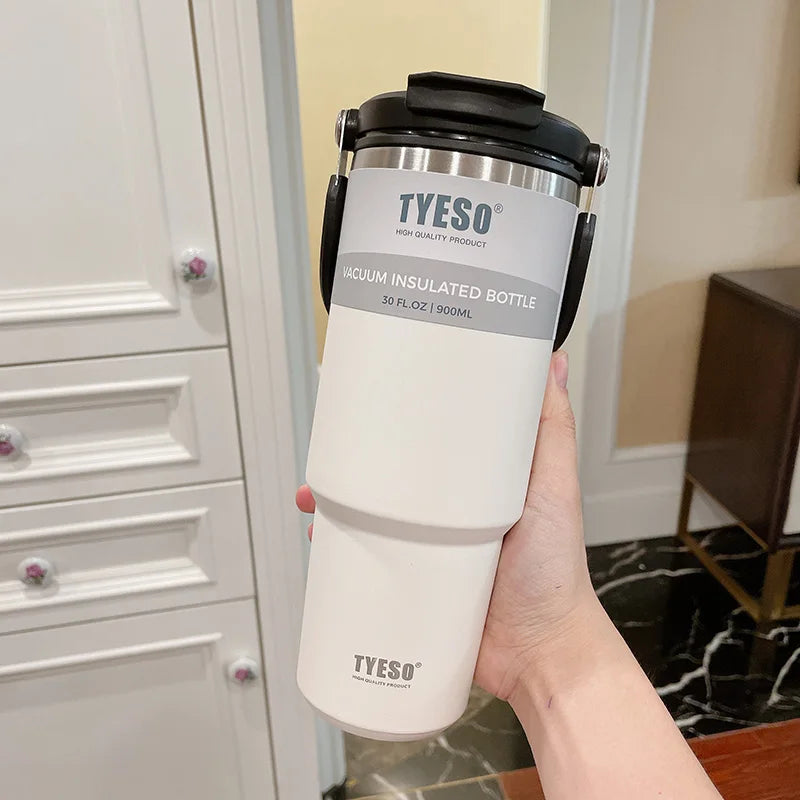 Stainless Steel Insulated Tumbler – 900ml Double-Wall Cup for Travel and Office