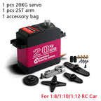 Waterproof Digital Metal Gear Servo – High Speed RC Steering for 1/8 1/10 Cars