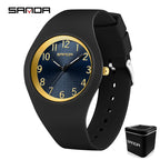 Silicone Quartz Wristwatch – Lightweight Sport Clock for Students