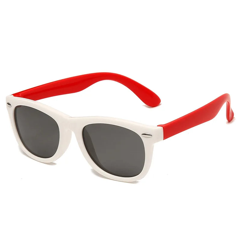 Silicone Kids Sunglasses – UV400 TR90 Goggles for Outdoor UV Protection