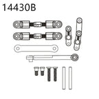 RC Car Spare Parts – Differential Shock and Tire Set for 1/14 Scale Models