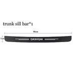 Carbon Fiber Door Threshold Stickers – Protective Scuff Guards for Nissan Qashqai