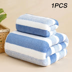 Bamboo Charcoal Coral Velvet Bath Towel – Super Absorbent for Daily Bathroom Use