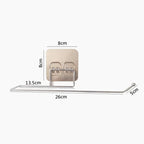 Stainless Steel Paper Towel Holder – Adhesive Wall Mount for Kitchen