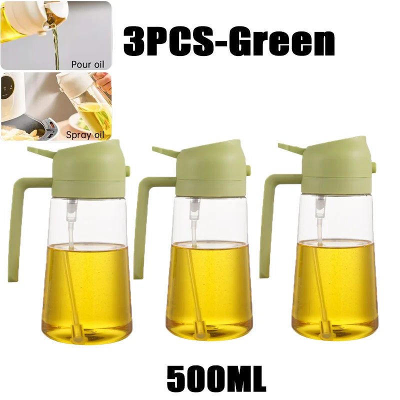Oil Spray Bottle – Kitchen Vinegar Sprayer for BBQ Cooking and Baking