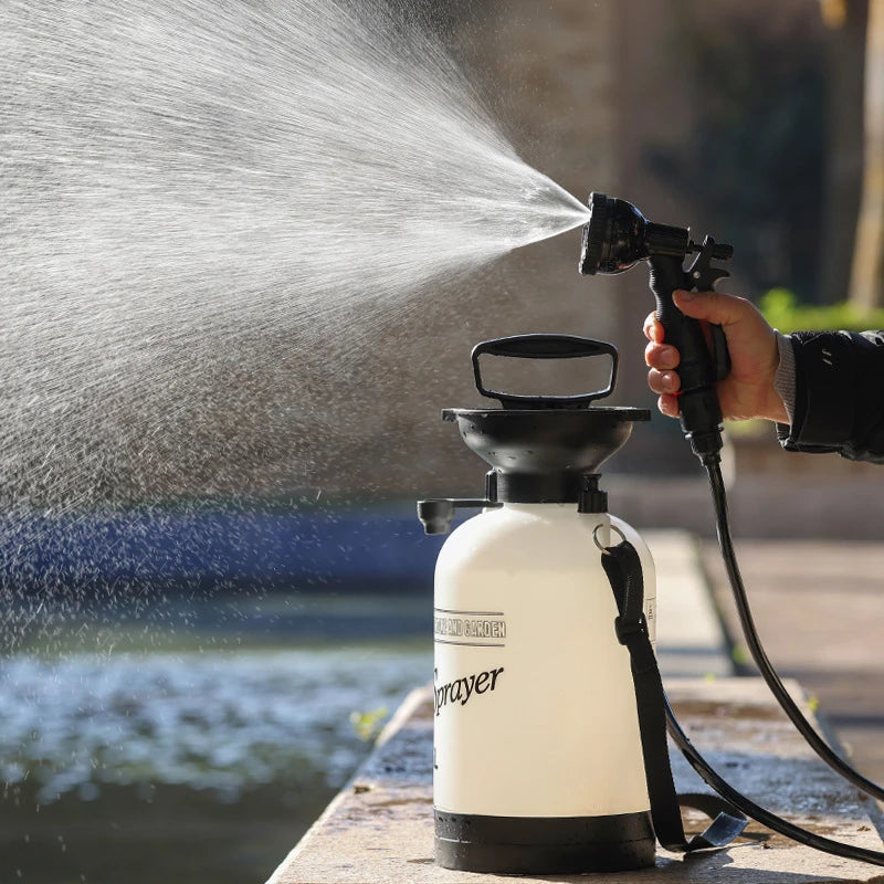Portable Manual Camping Shower – 3/5/8L Pump for Pet Bath and Car Wash