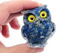 Crystal Owl Ornament – Natural Gemstone Figurine for Home Decor and Aquarium