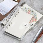 Transparent Loose Leaf Ring Binder – A4-A7 Planner for School and Office