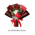Handmade Crochet Flower Bouquet – Knitted Floral Decor for Gift Giving