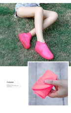 Silicone Waterproof Shoe Covers – Slip-Resistant Rain Gear for Outdoor Use