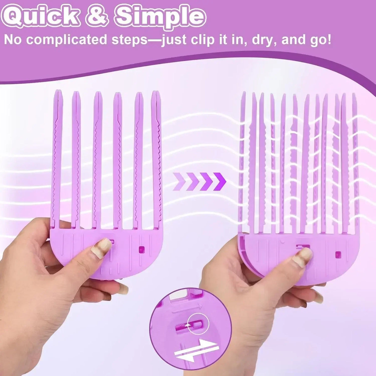 Volumizing Hair Root Clips – Fluffy Curling Bangs for Women Hairstyling