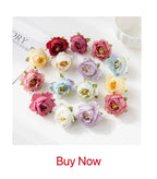 Artificial PE Rose Flowers – UV Resistant Decor for Wedding and DIY Crafts