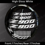 Reflective Motorcycle Rim Stripes – Wheel Hub Decals for Kawasaki Z900