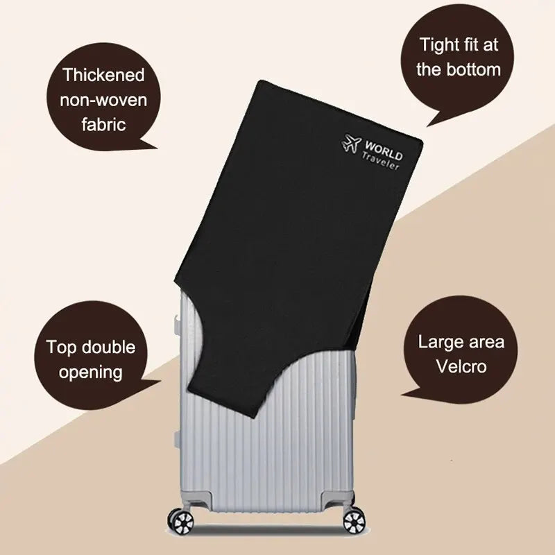 Non-Woven Luggage Protective Cover – Wear-Resistant Dust Shield for Travel