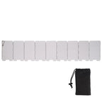 9-Plate Folding Windscreen – Aluminum Gas Stove Shield for Outdoor Camping