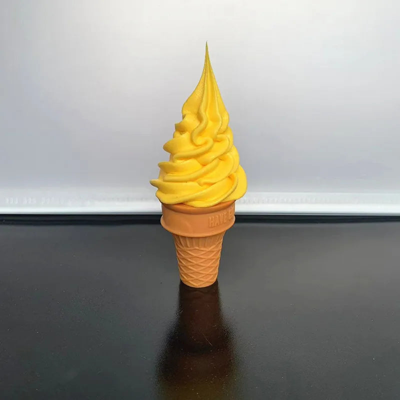 Realistic 15cm Fake Ice Cream Cake – Decorative Prop for Shop Cafe Photography