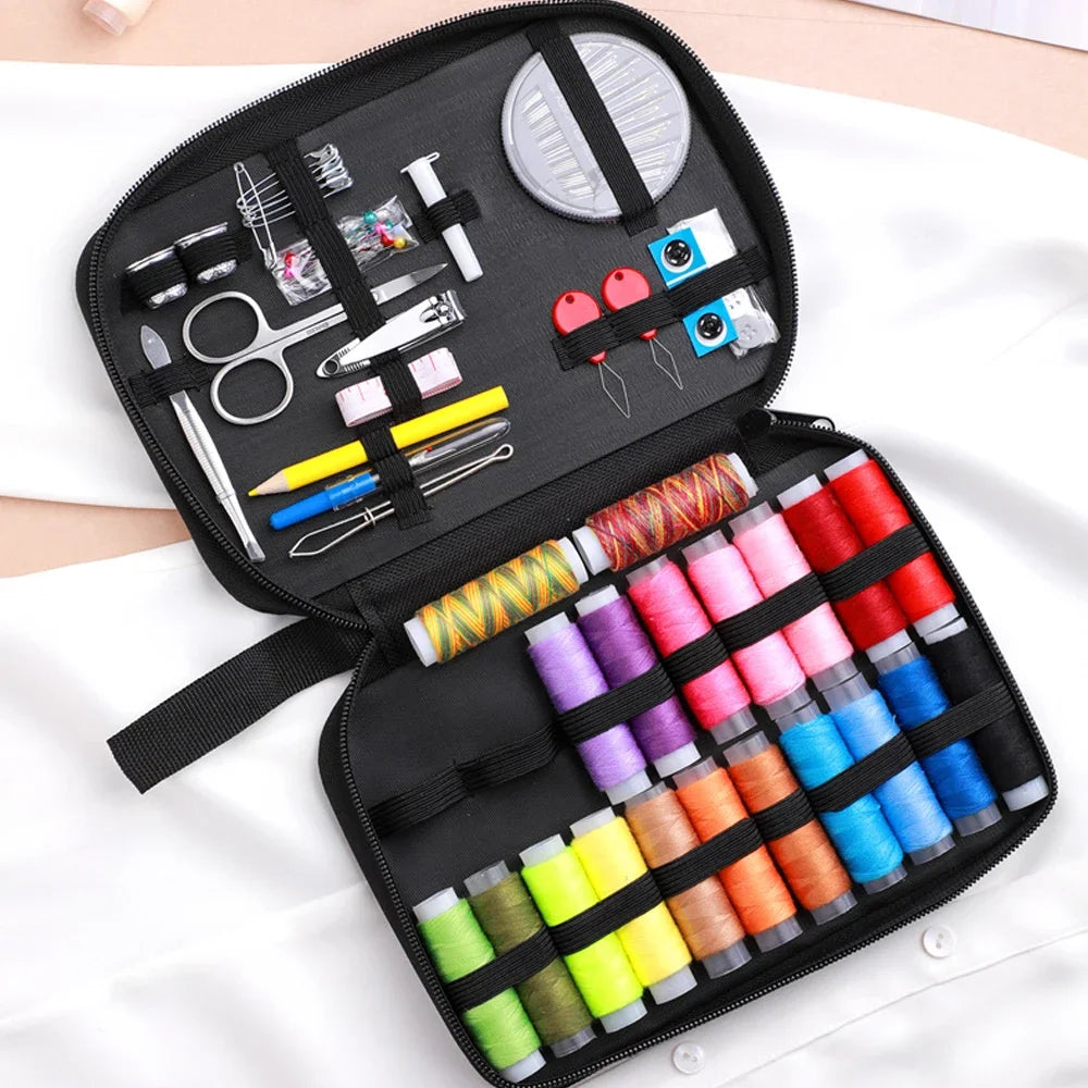 Portable Sewing Kit – Complete Tool Set for DIY Handwork and Travel Repairs