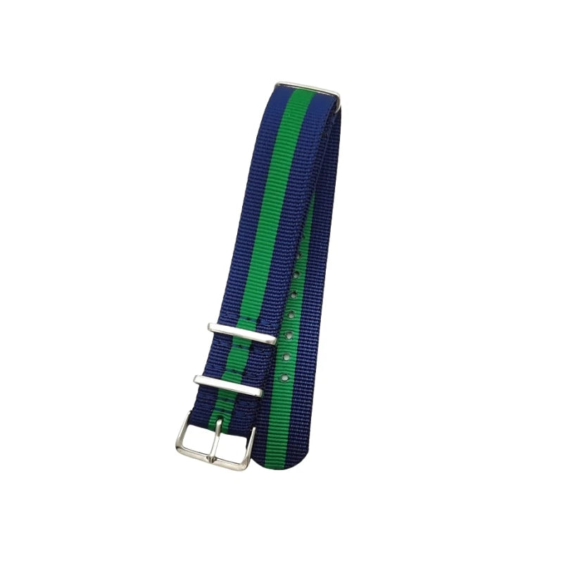 Woven Nylon Watch Strap – 18mm-22mm Canvas Wristband for Men and Women