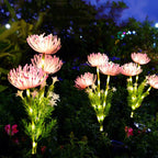 Solar Flower Stake Lights – Waterproof LED Garden Lamps for Outdoor Decoration