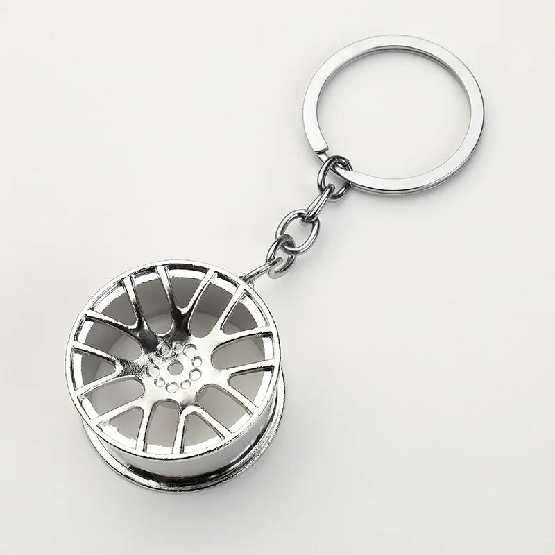Metal Vernier Caliper Keychain – Miniature Bottle Opener for Car Accessories