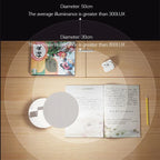 Foldable LED Desk Lamp – Rechargeable USB Reading Light for Home Office