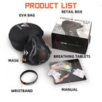 Elevation Training Mask – Black Fitness Gear for Running and Gym Workouts