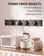 Movable Track Power Socket – 8000W Rail System for Home Office Appliances