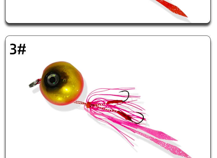 Inchiku Metal Jig Lure – Lead Madai Bait for Boat Sea Fishing