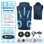 Air-Conditioned Cooling Vest – 13-Hour Fan System for High-Temperature Work